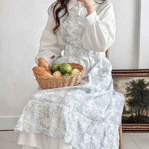 <b>주문제작 핸드메이드 자수 이니셜 린넨 에이프런</b>